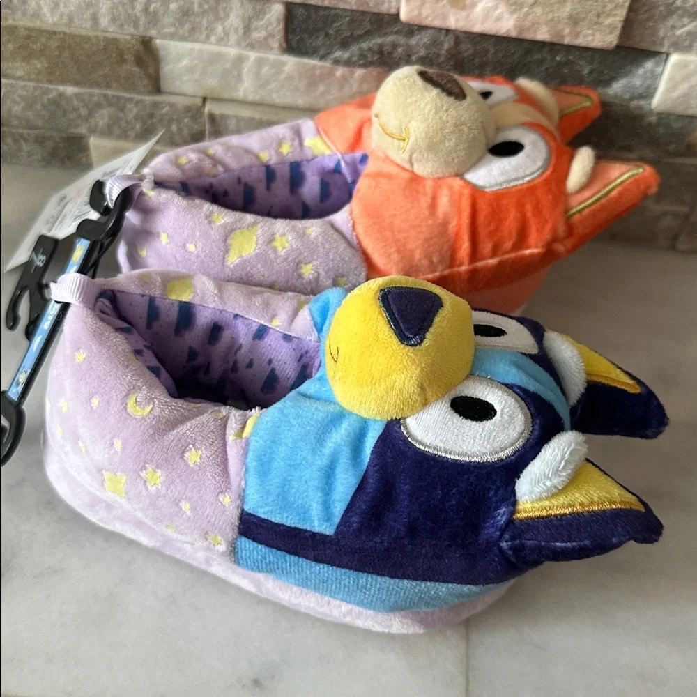 Bluey Toddler Girl Glow in The Dark Slipper 7-8